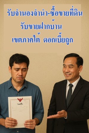 ประกาศ ที่ดิน รับจำนองจำนำที่ดินดอกเบี้ยถูกภาคใต้ ตรงกับนายทุนคุยง่าย ไม่ผ่านนายหน้า ในเขตสงขลาพัทลุงสตูล ใจดีให้คำปรึกษาฟรี,ปัตตานียะลานราธิวาส