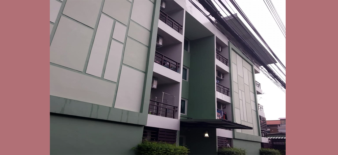 ให้เช่า หอพัก รถไฟฟ้าสายสีเหลืองสถานีศรีกรีฑา ติดถนนใหญ่ ทีพักรายเดือน ราคา4500 ใกล้แอร์พอร์ตลิงค์หัวหมาก