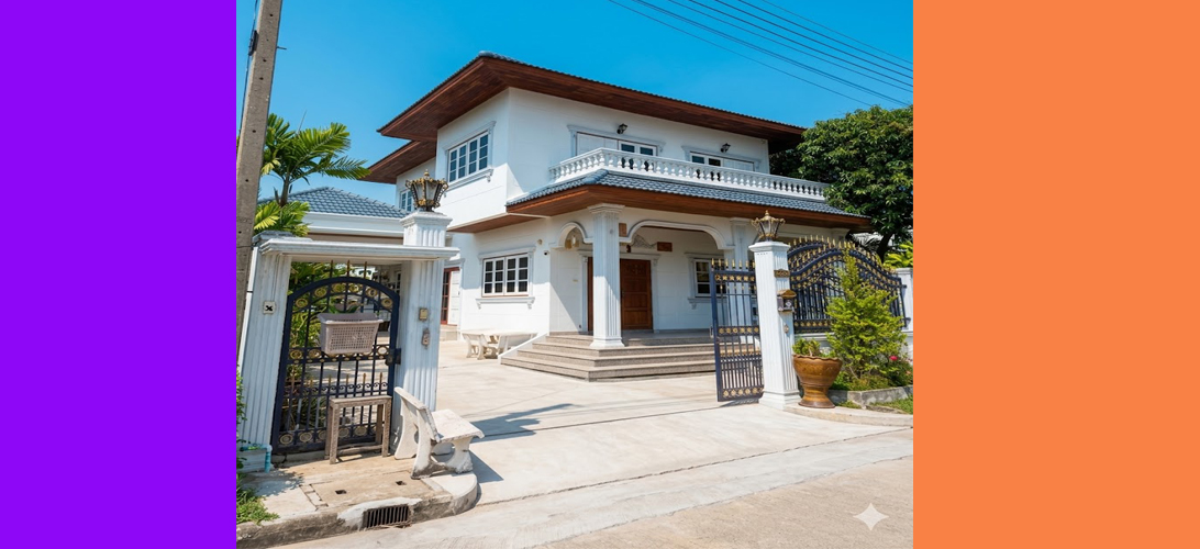 บ้านเดี่ยว ขาย มหาชัยเมืองทอง พื้นที่ใช้สอยเยอะ300ตรว ขายราคา8ล้าน คุ้มค่ากว่า หลังใหญ่81ตร.ว.